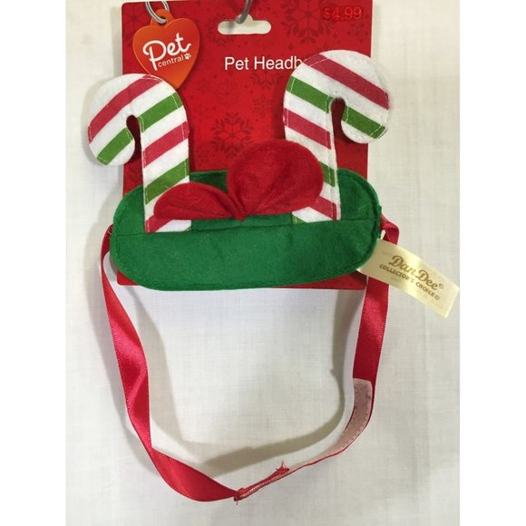 Dog Pet Santa Elf Costume & Christmas Antlers NEW - Picture 3 of 8